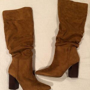 Steve Madden chestnut knee high boots